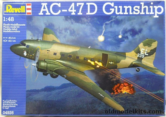 Revell 1/48 AC-47D Gunship - Spooky, 04926 plastic model kit
